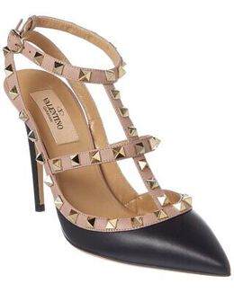 Valentino: Чёрные туфли Rockstud