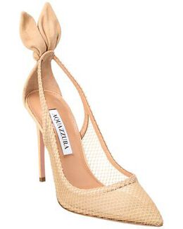 Aquazzura: Бежевые туфли Bow Tie 105