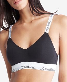 Calvin Klein: Чёрный бюстгальтер 