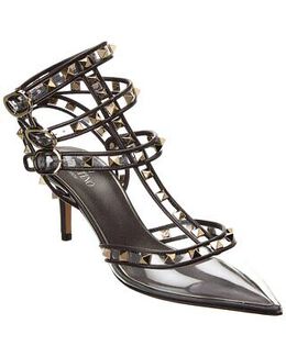 Valentino: Чёрные туфли Rockstud