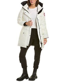 Canada Goose: Белый пуховик Trillium