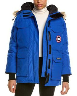 Canada Goose: Голубой пуховик Expedition