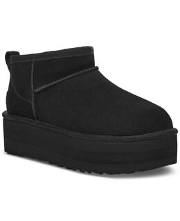 UGG: Чёрные угги  Ultra Mini