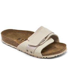 Birkenstock: Белые шлёпанцы 