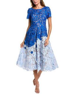 Marchesa Notte: Кружевное платье