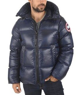 Canada Goose: Синяя куртка Crofton