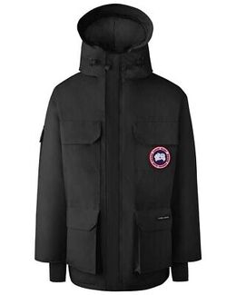 Canada Goose: Чёрный пуховик Expedition