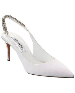 Aquazzura: Белые туфли Love Link