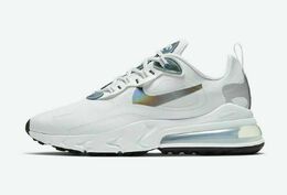 Nike: Белые кроссовки Air Max 270 React