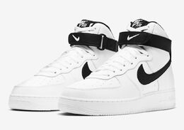 Nike: Чёрные кроссовки Air Force 1