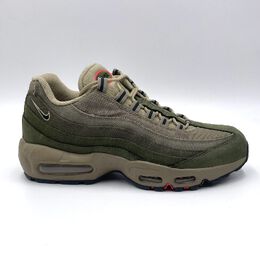 Nike: Зелёные кроссовки Air Max 95 SE