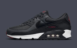 Nike: Чёрные кроссовки Air Max 90