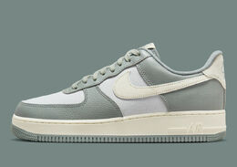 Nike: Зелёные кроссовки Air Force 1