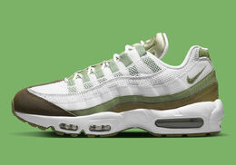 Nike: Белые кроссовки Air Max 95