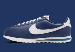 Nike: Синие кроссовки Cortez