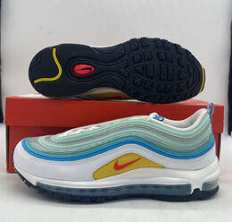 Nike: Белые кроссовки Air Max 97