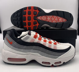 Nike: Серые кроссовки Air Max 95