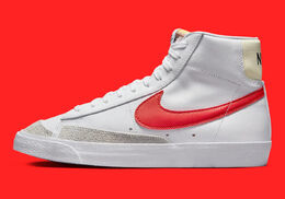 Nike: Белые кроссовки Blazer Mid 77 Vintage