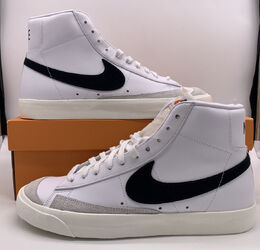 Nike: Чёрные кроссовки Blazer Mid 77