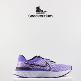 Nike: Фиолетовые кроссовки React Infinity Run Flyknit