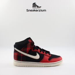 Nike: Чёрные кроссовки Dunk High