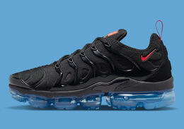 Nike: Чёрные кроссовки Air Vapormax Plus