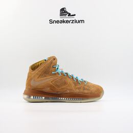 Nike: Коричневые кроссовки Lebron 10