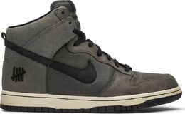 Nike: Серые кроссовки Dunk High Premium