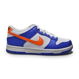 Nike: Голубые кроссовки Dunk Low