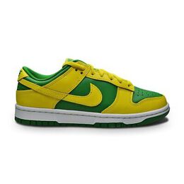 Nike: Зелёные кроссовки Dunk Low Retro