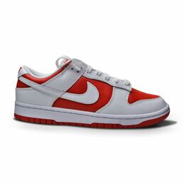 Nike: Красные кроссовки Dunk Low Retro