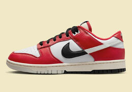 Nike: Красные кроссовки Dunk Low