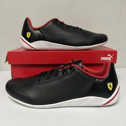 PUMA: Чёрные кроссовки Ferrari