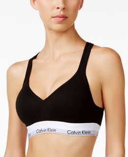 Calvin Klein: Чёрный бюстгальтер 