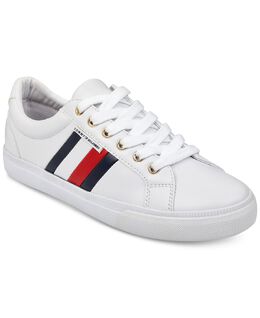 Tommy Hilfiger: Белые кроссовки 