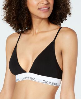 Calvin Klein: Чёрный бюстгальтер 