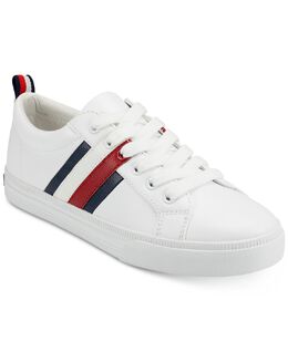 Tommy Hilfiger: Белые кроссовки 