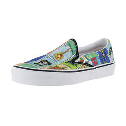 Vans: Белые кроссовки Classic Slip On