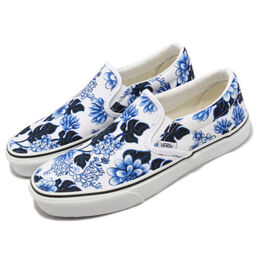 Vans: Синие мокасины Classic Slip On