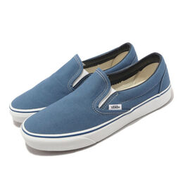 Vans: Синие мокасины Classic Slip On