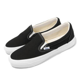 Vans: Чёрные мокасины Classic Slip On