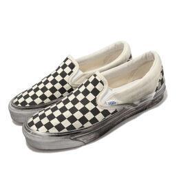 Vans: Белые мокасины Classic Slip On