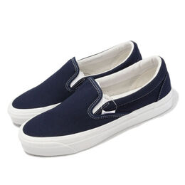 Vans: Синие мокасины Classic Slip On