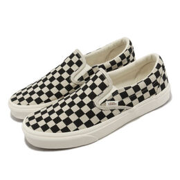 Vans: Бежевые мокасины Classic Slip On