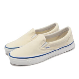 Vans: Белые мокасины Classic Slip On