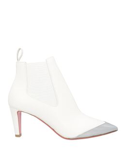 CHRISTIAN LOUBOUTIN: Белые ботинки 