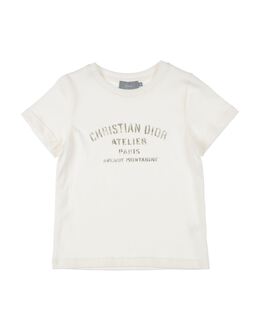 BABY DIOR: Футболка с принтом 