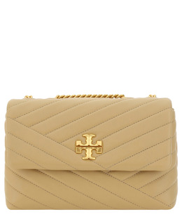 Tory Burch: Бежевая сумка  Kira