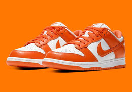 Nike: Оранжевые кроссовки Dunk Low SP