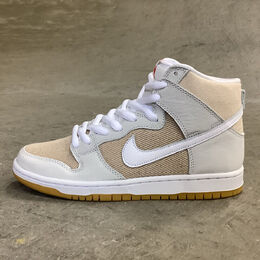 Nike: Бежевые кроссовки SB Dunk High Pro